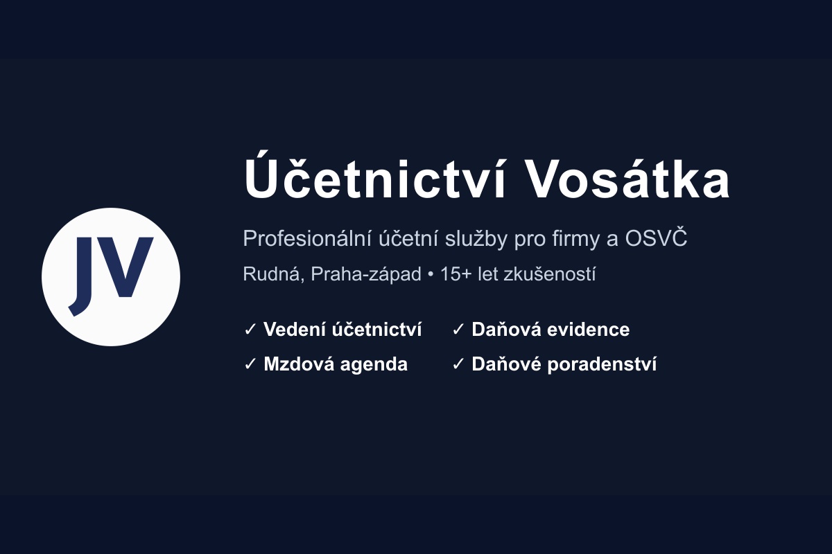 Účetnictví Jiří Vosátka foto 1