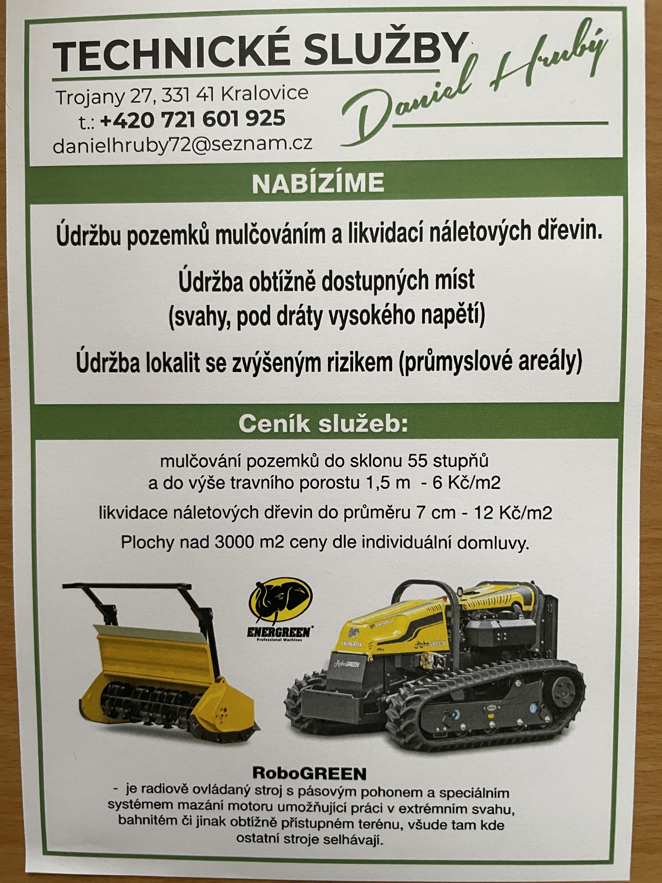 Daniel Hrubý - Údržba pozemků foto 3