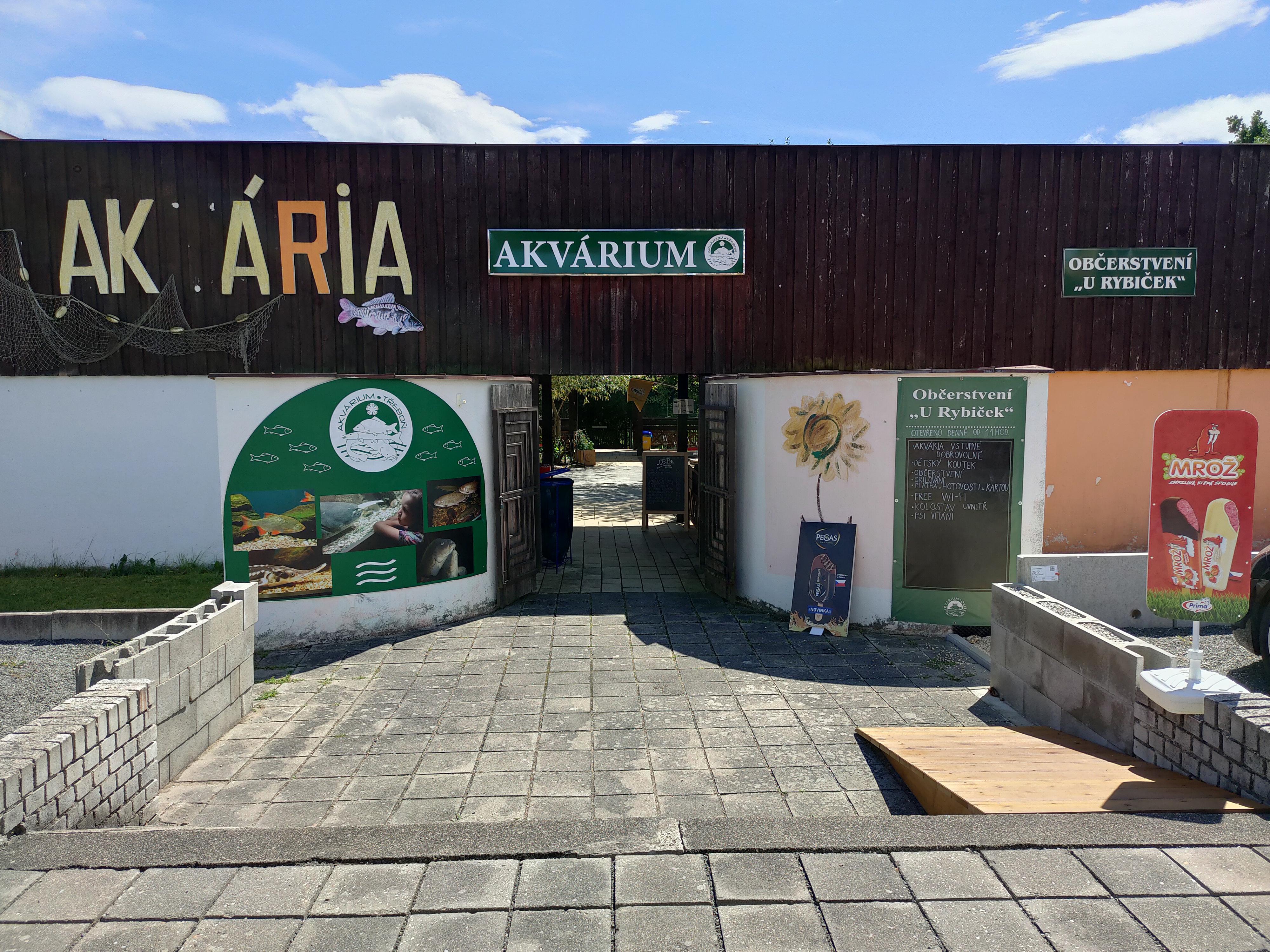 Akvária a občerstvení U Světa