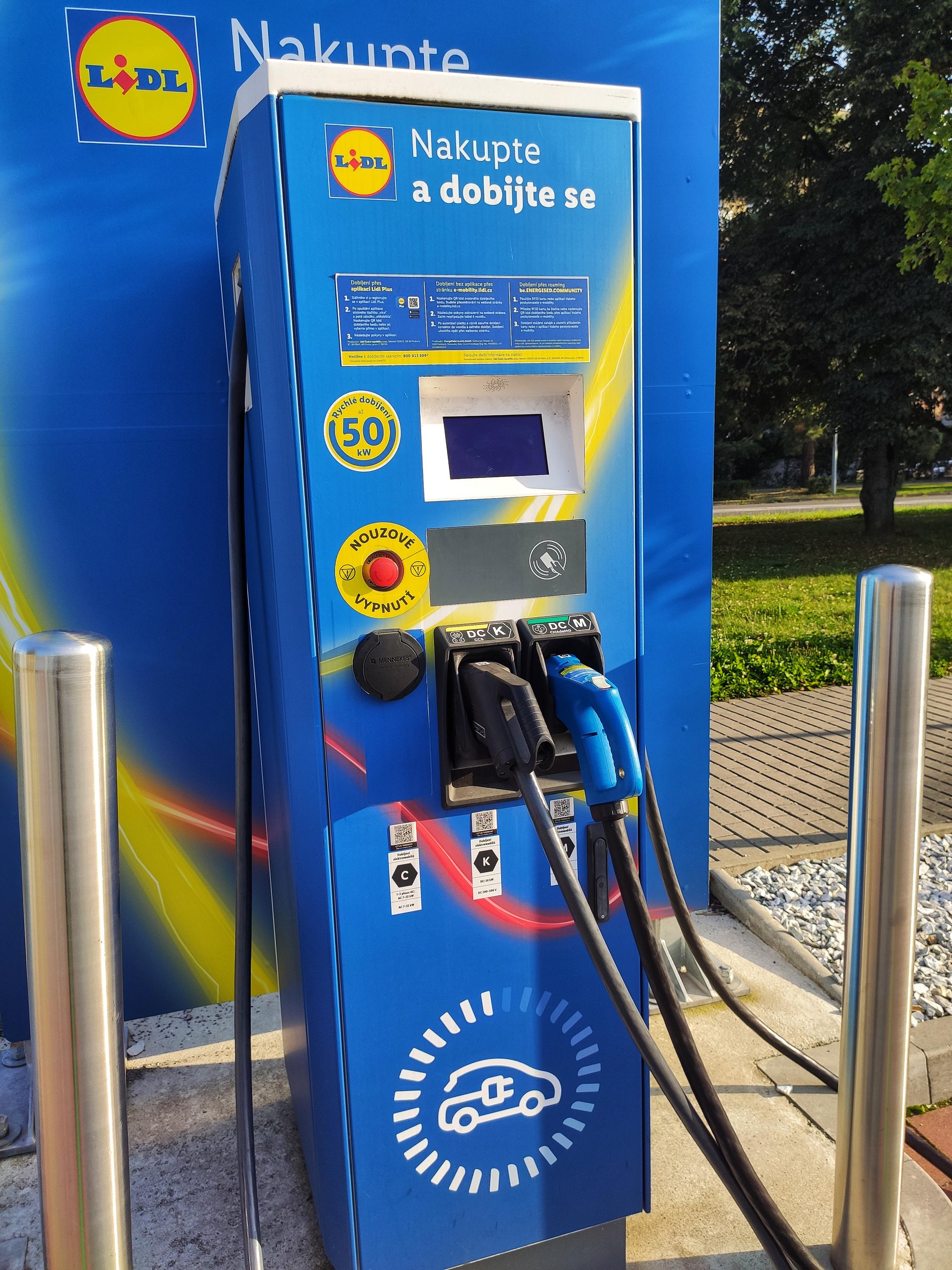 Nabíjecí stanice Lidl foto 2