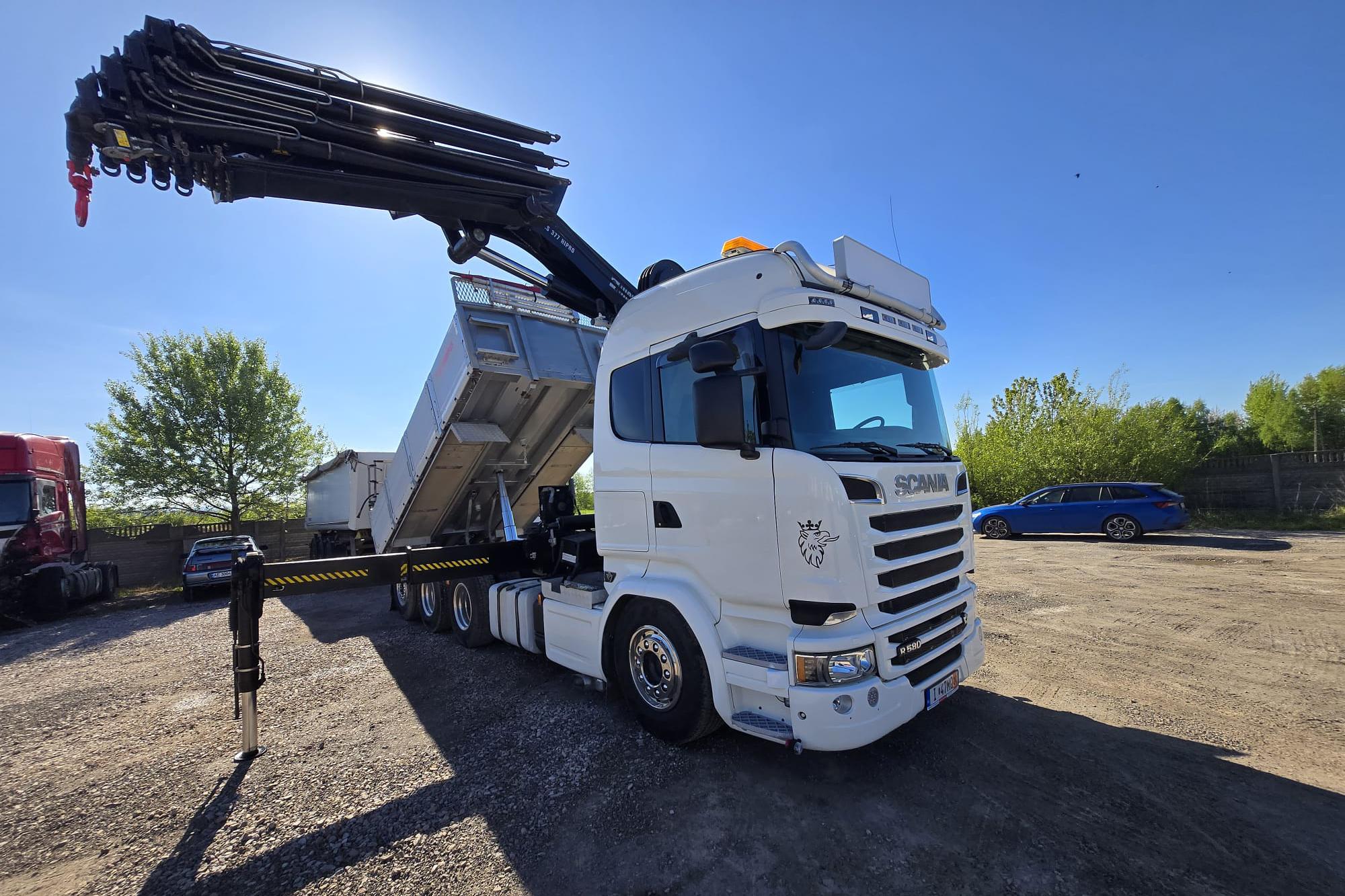 Doprava s hydraulickou rukou