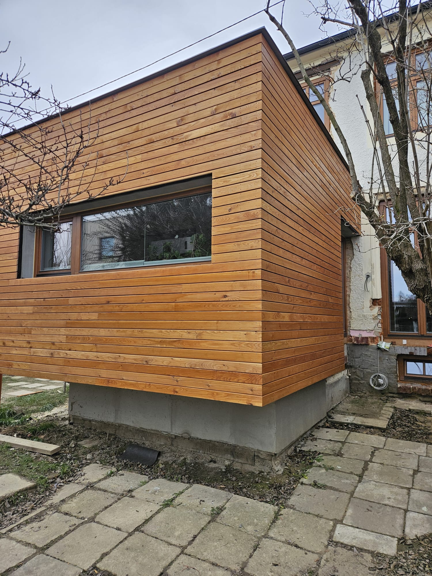 Dřevo fasády Langaron foto 2