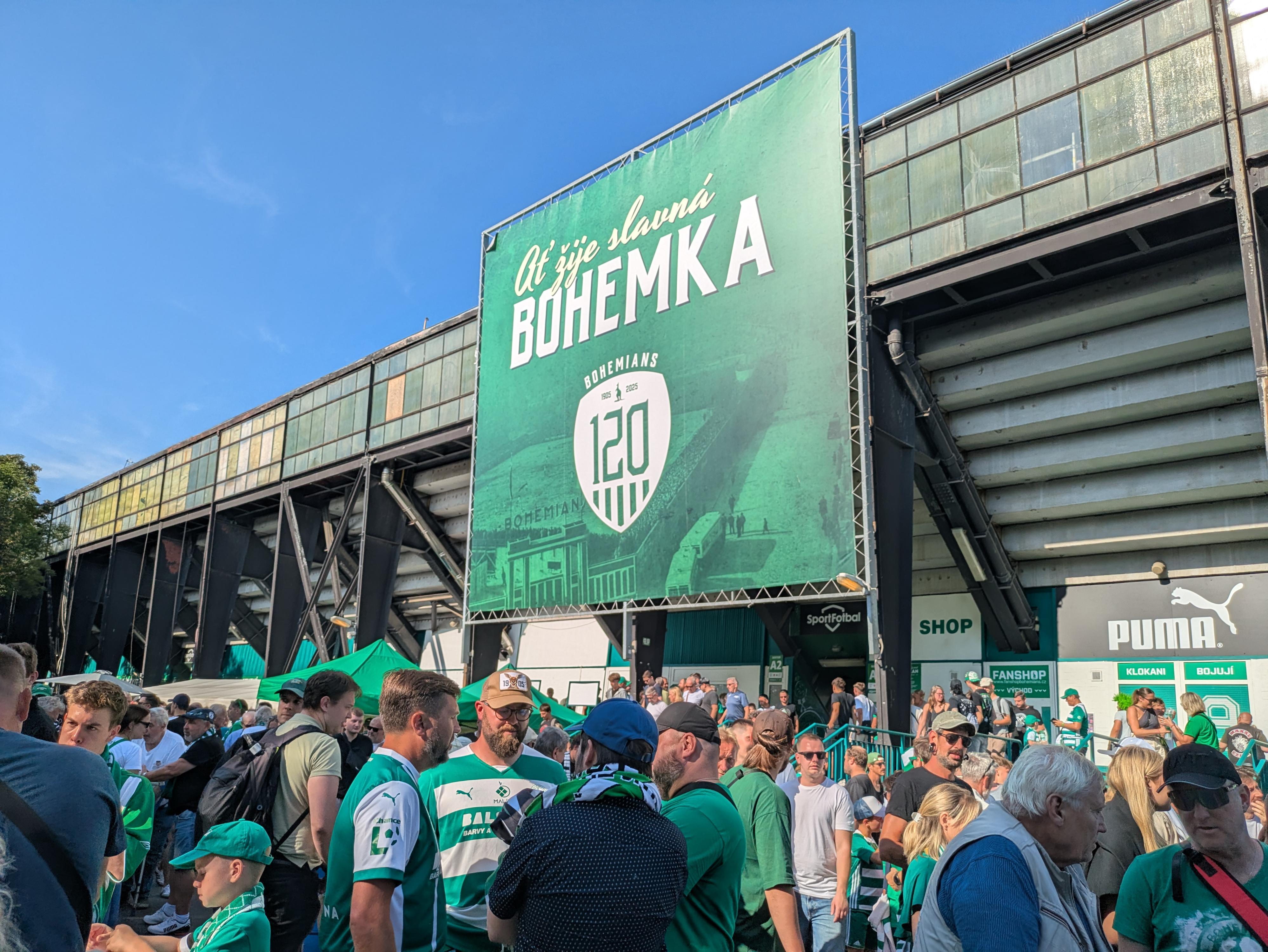 Městský stadion Ďolíček - Bohemians 1905 foto 6