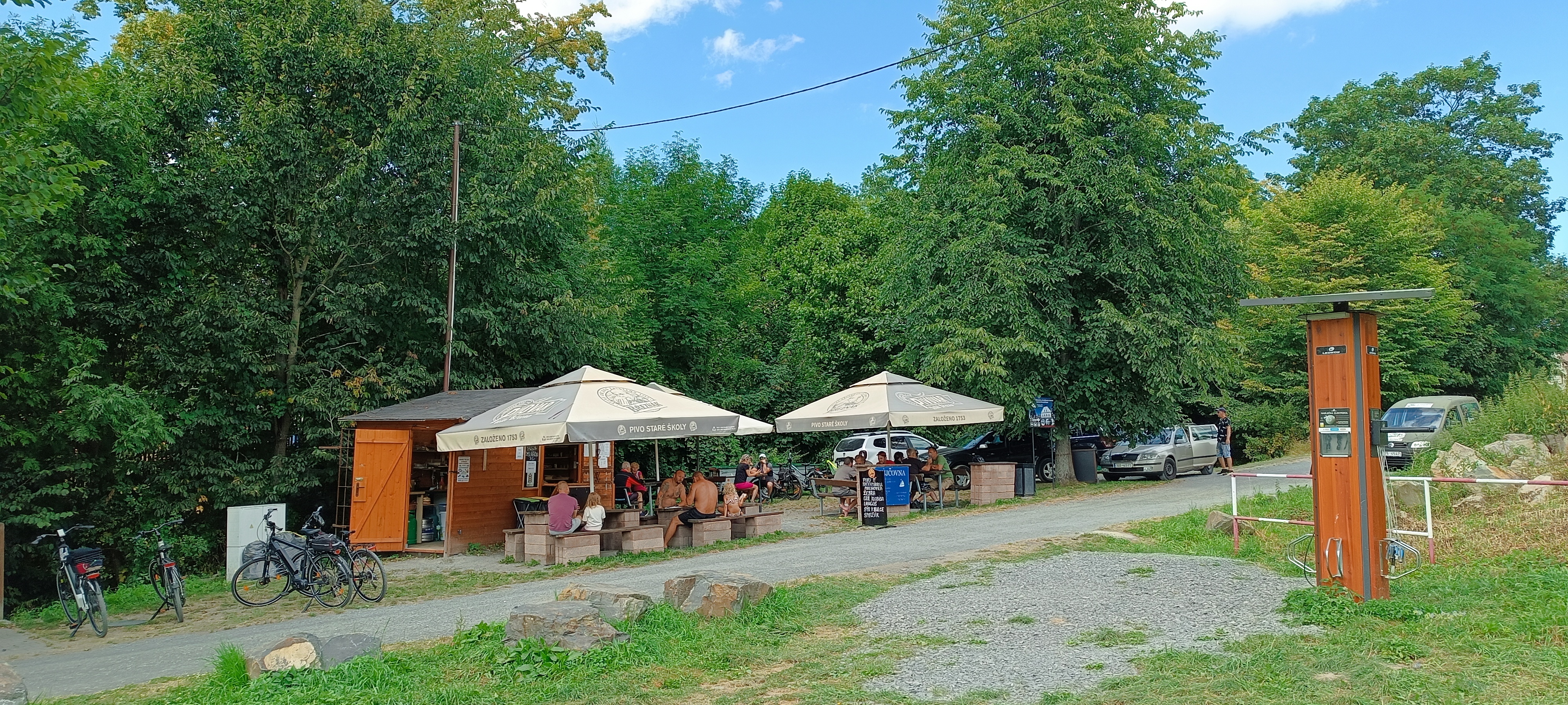 Stánek u přístaviště