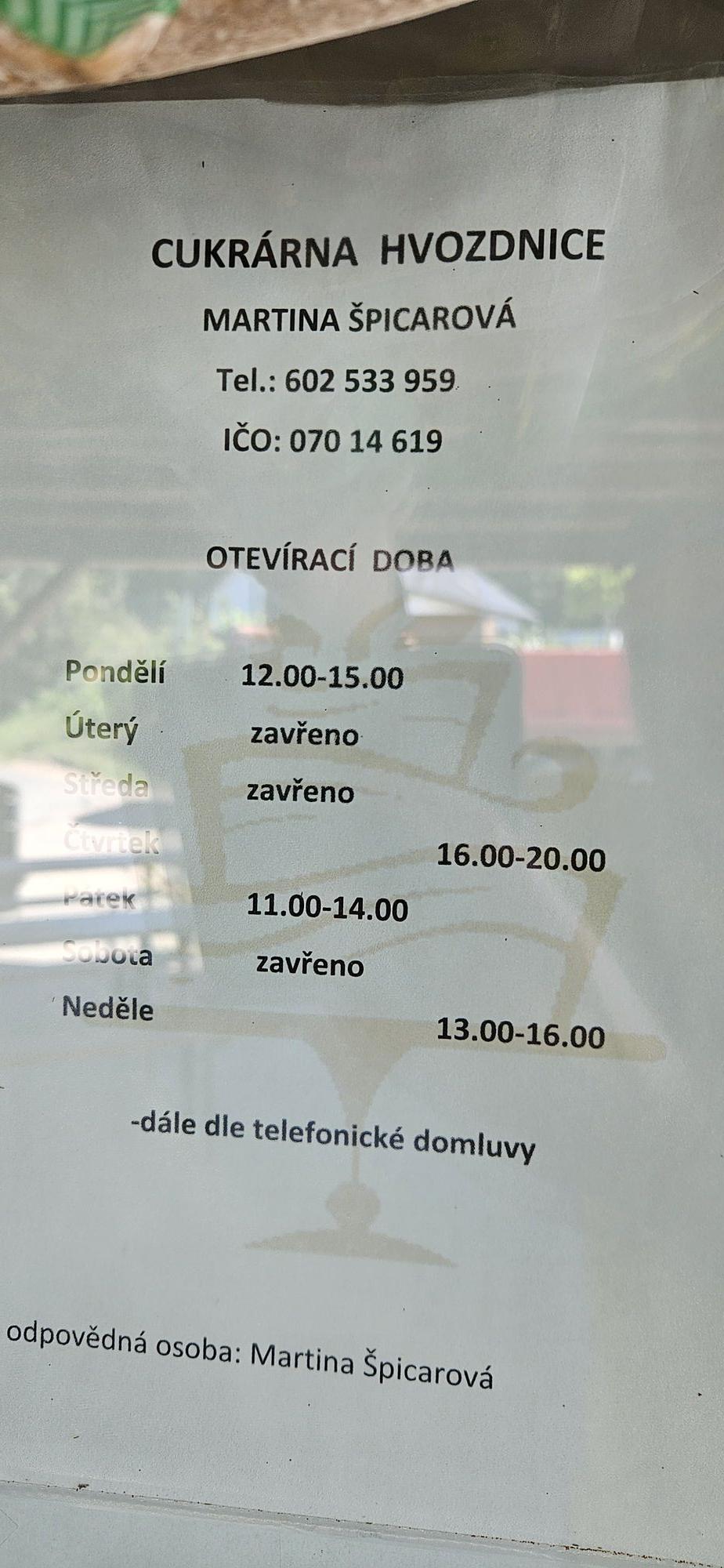 Cukrárna Hvozdnice foto 3