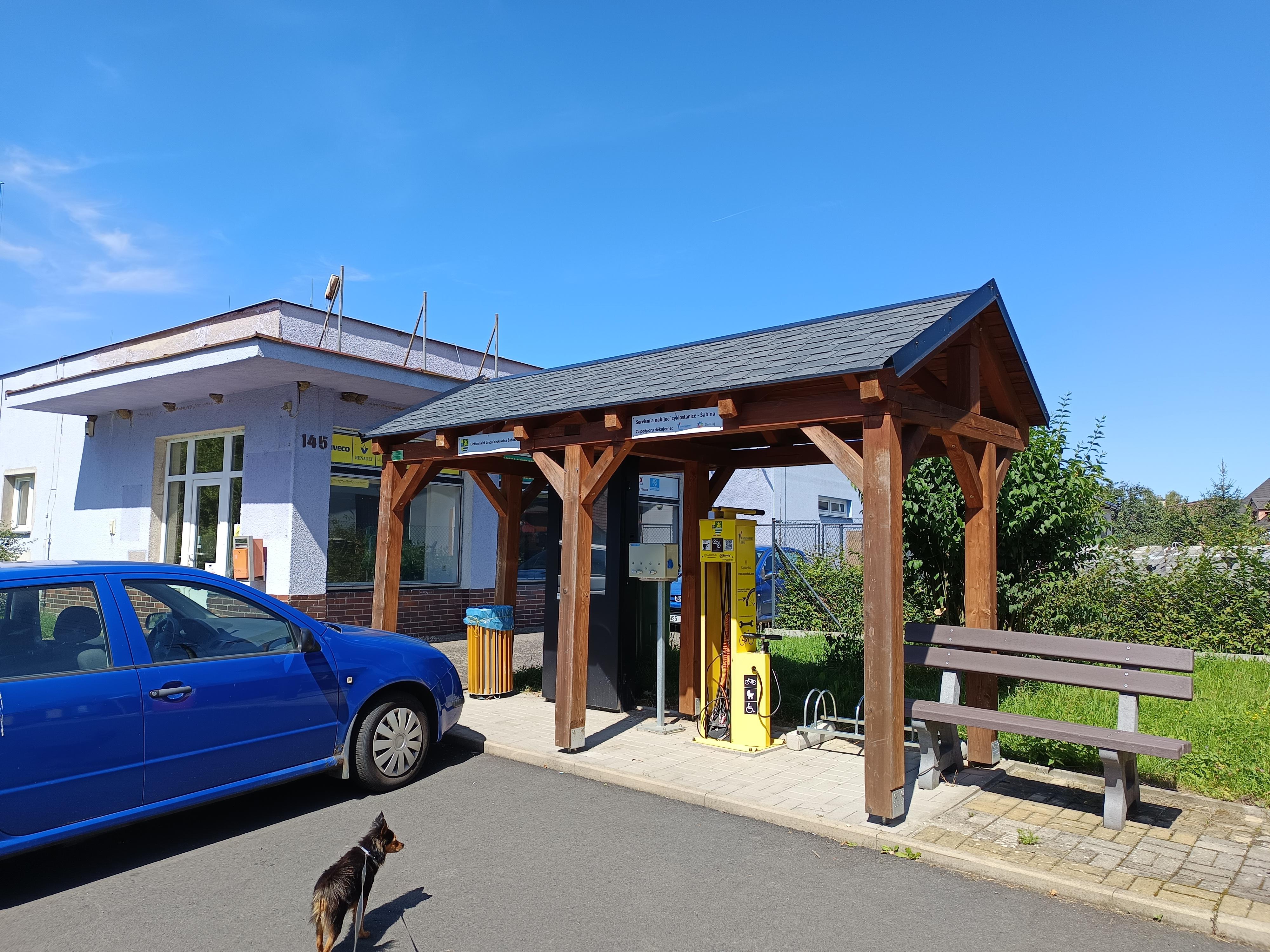 Nabíjecí stanice Obec Šabina foto 3