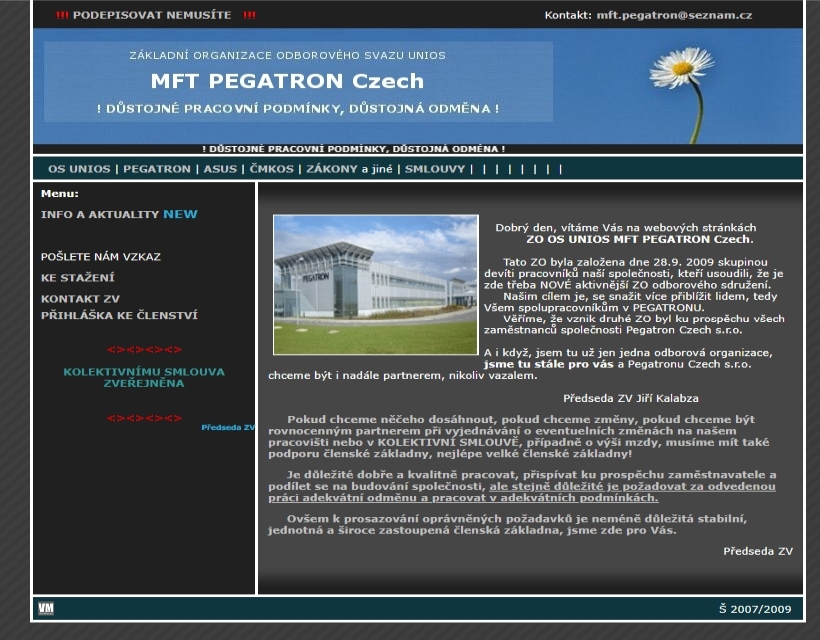 ZO OS UNIOS MFT PEGATRON Czech foto 1