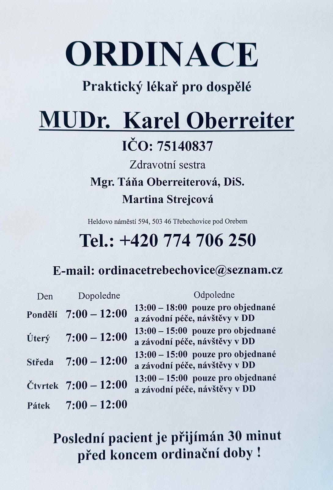 MUDr. Karel Oberreiter - Praktický lékař foto 2