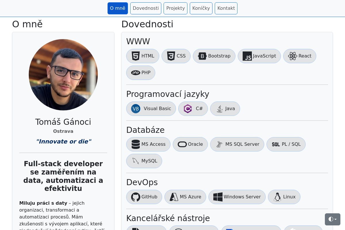 Tomáš Gánoci - Shoptet specialista & programátor foto 1