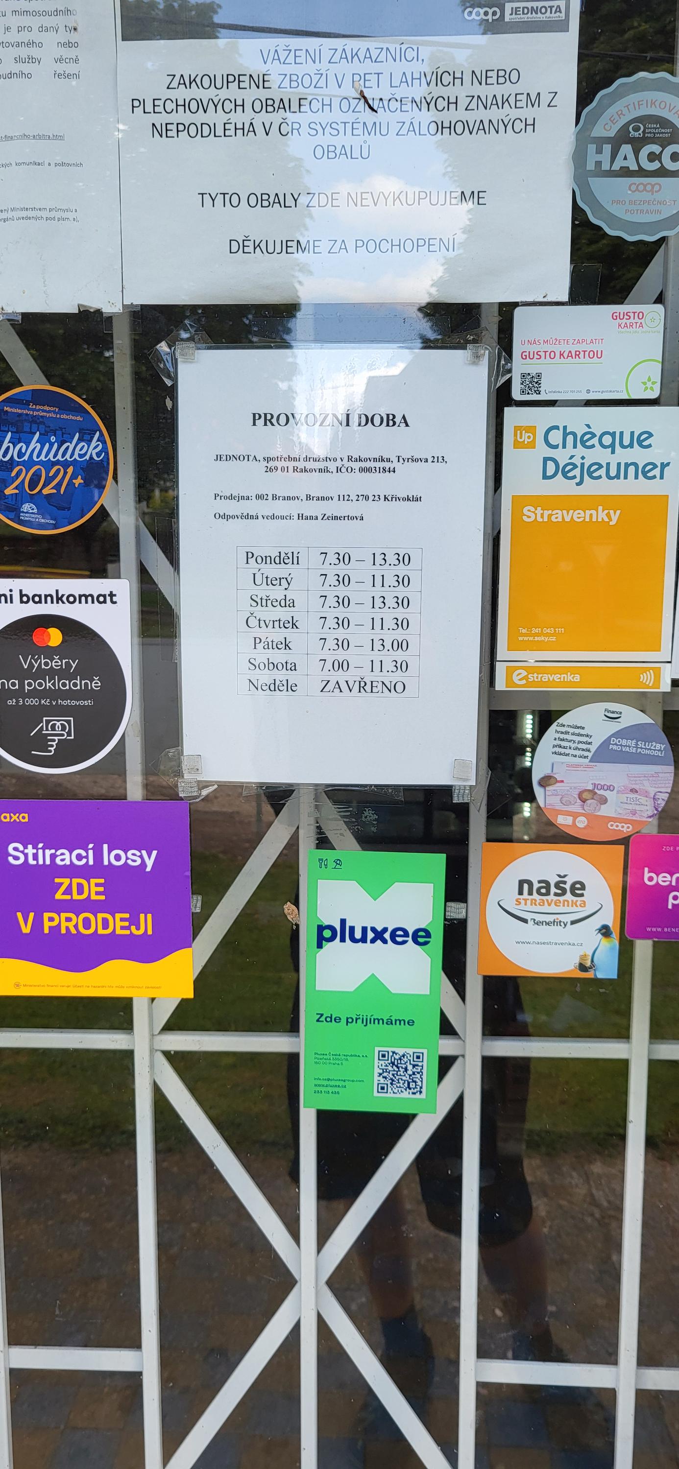 JEDNOTA, spotřební družstvo v Rakovníku foto 2