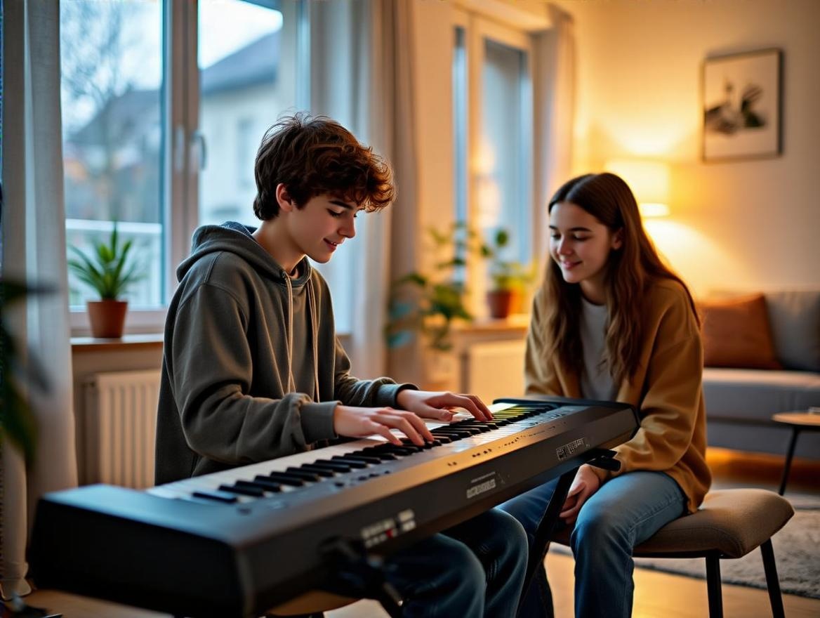 Kurz hry na klávesy ve dvojici