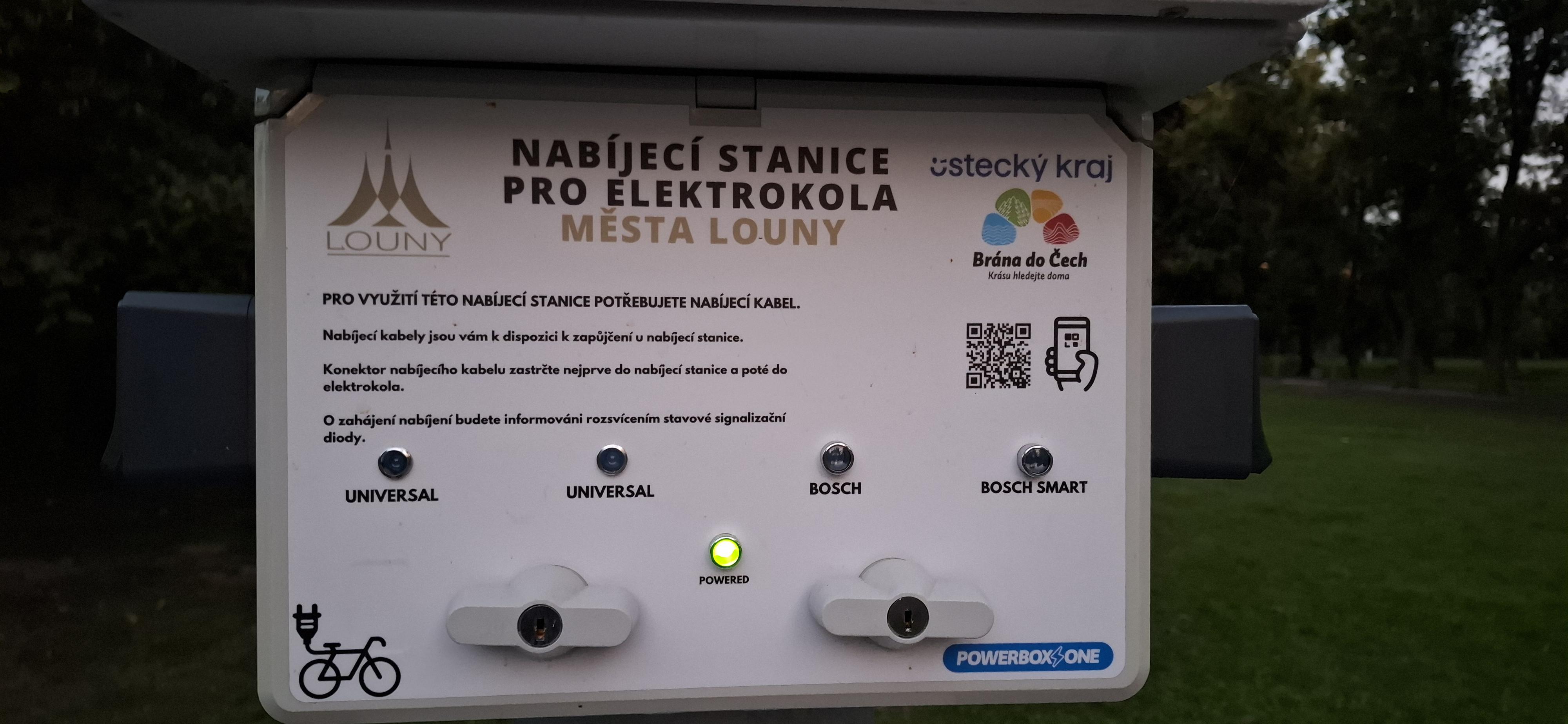 Nabíjecí stanice Město Louny, Masarykovy sady foto 4