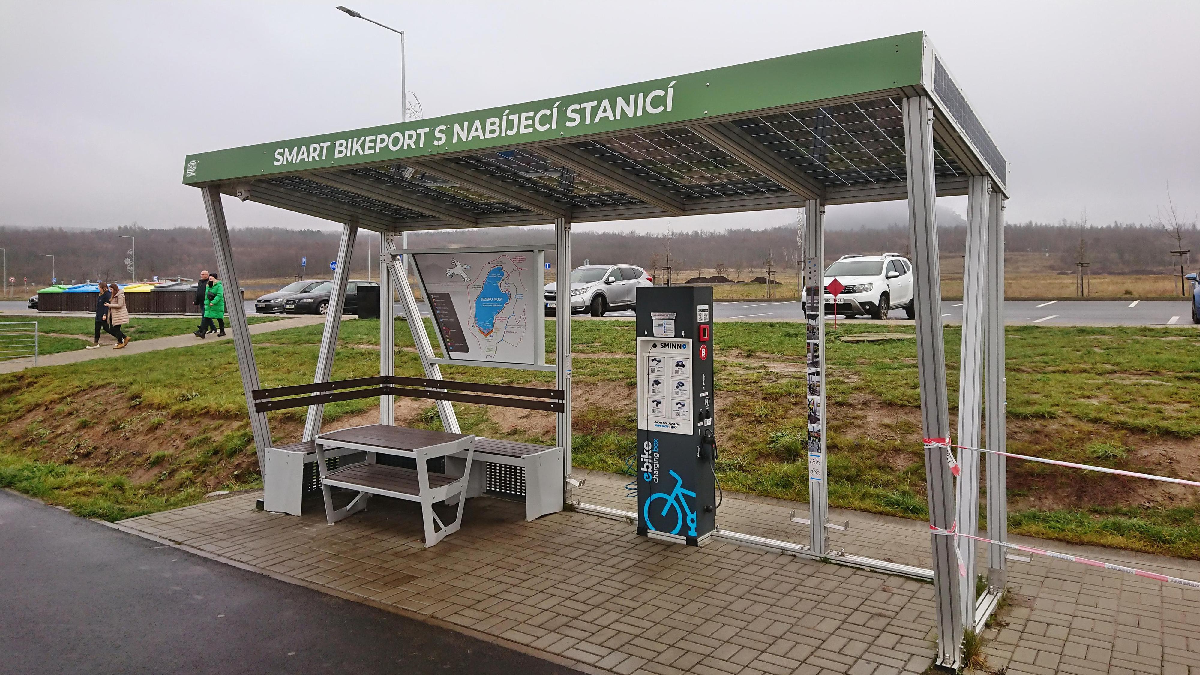 Dobíjecí stanice pro elektrokola