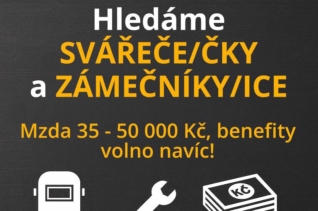 Nabídka zaměstnání - sváření v ochranné atmosféře
