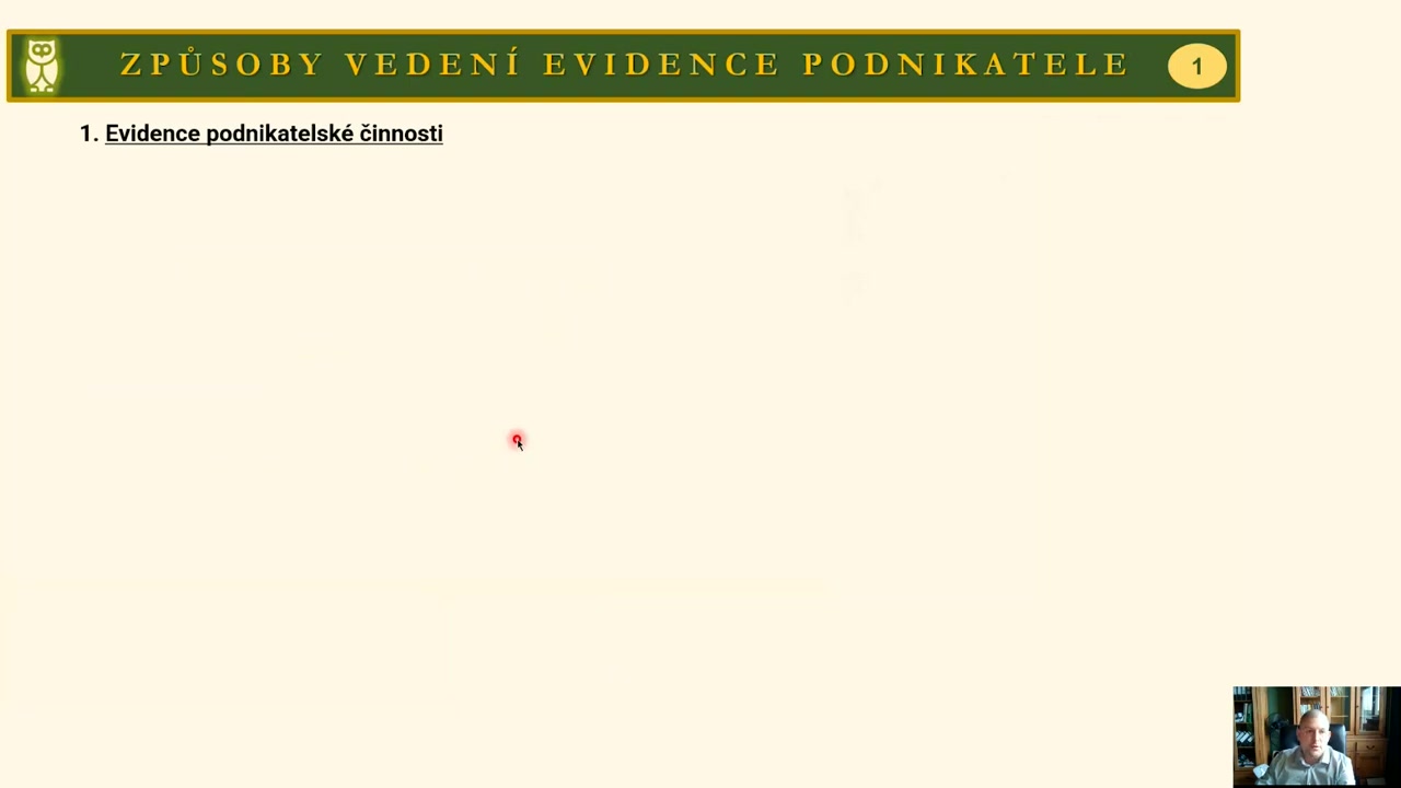 Kurzy a vedení účetnictví a daňové evidence, Martin Šimáček foto 2 (náhled videa)
