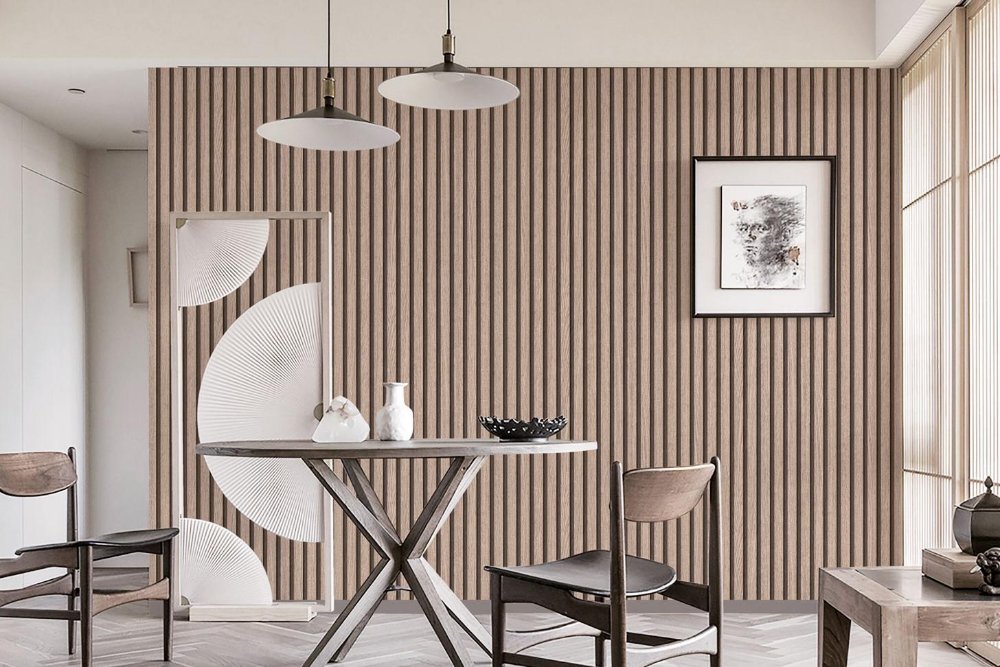 Vliesová 3D tapeta na zeď, imitace dřeva, palubky,