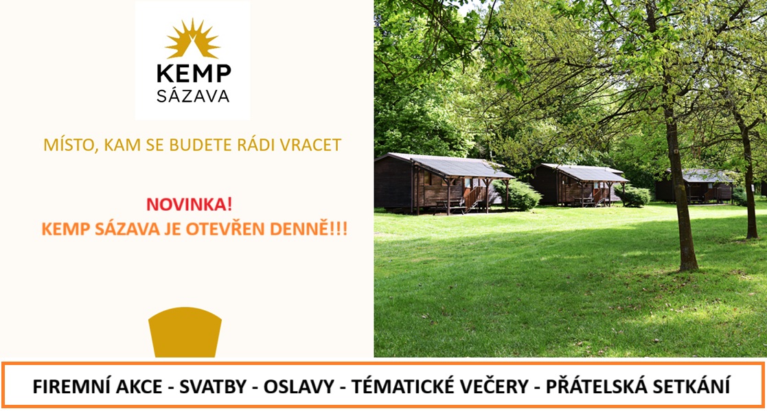 Kemp Sázavský ostrov foto 2