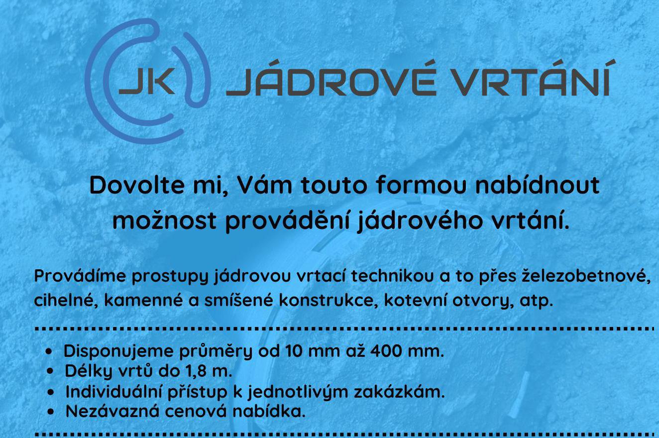 Jádrové vrtání - Ing. Jan Kaderka foto 1