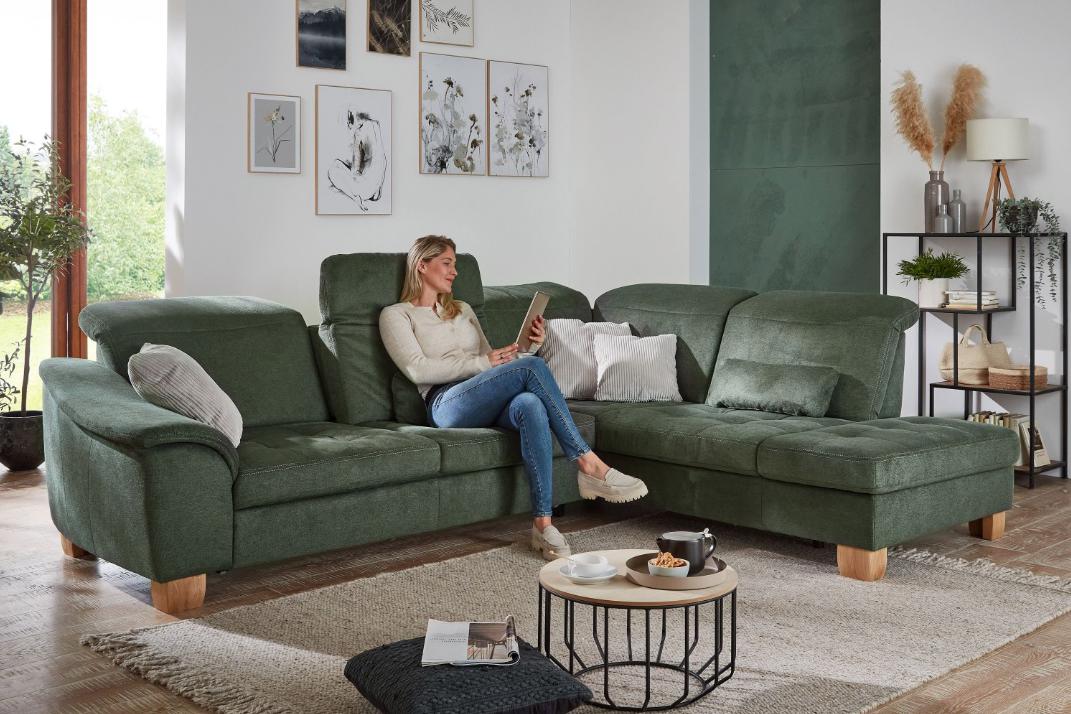 Sedací souprava s nastavitelnou hloubkou sedu