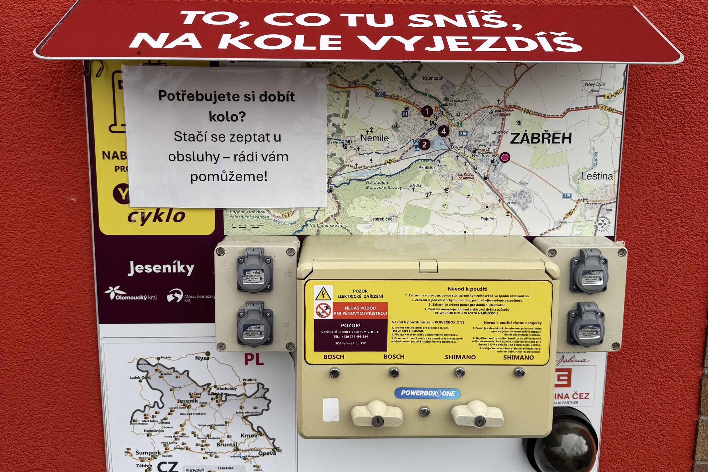 Nabíjecí stanice Rodinná konzervárna Via Delicia