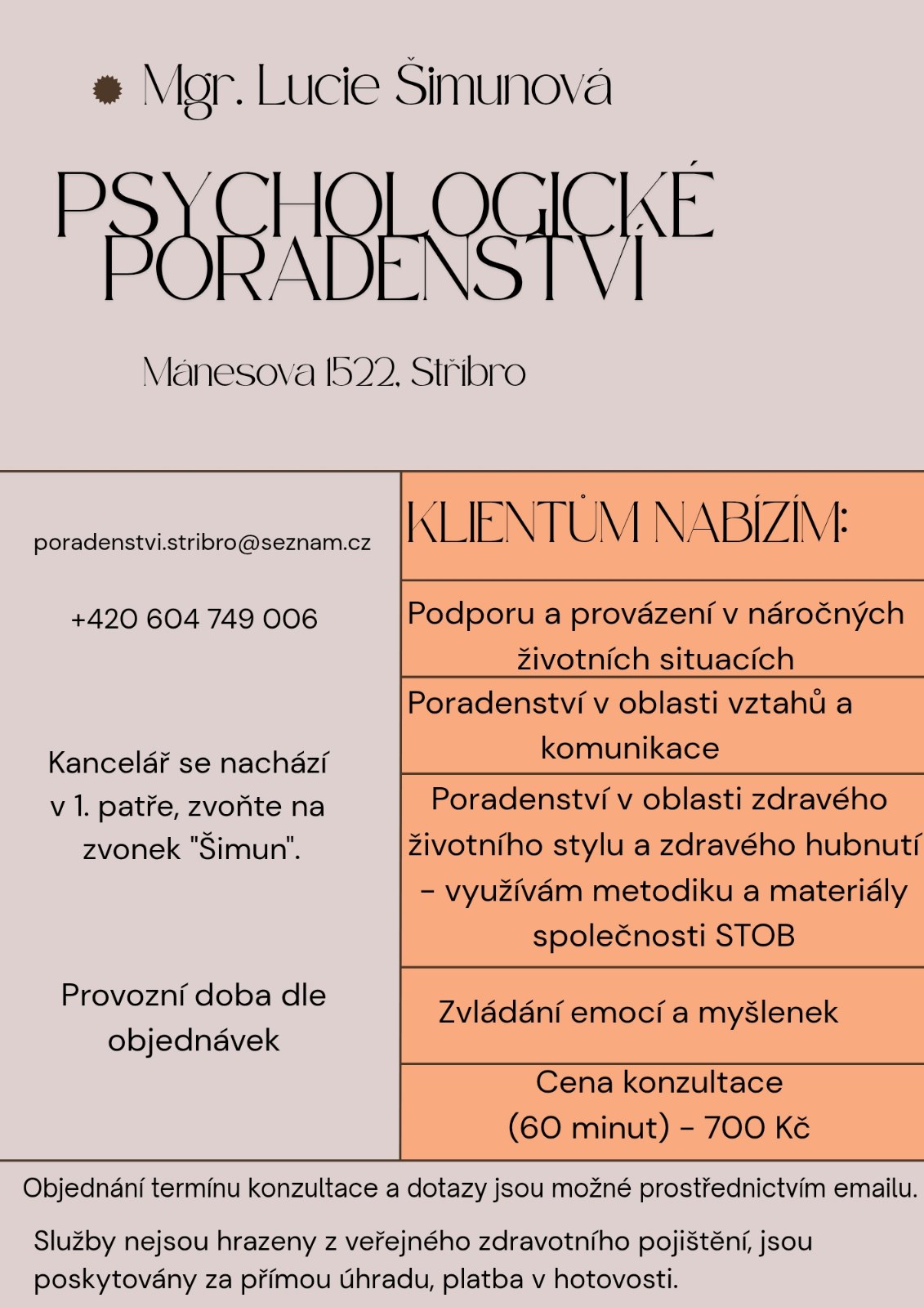 Psychologické poradenství Lucie Šimunová foto 2