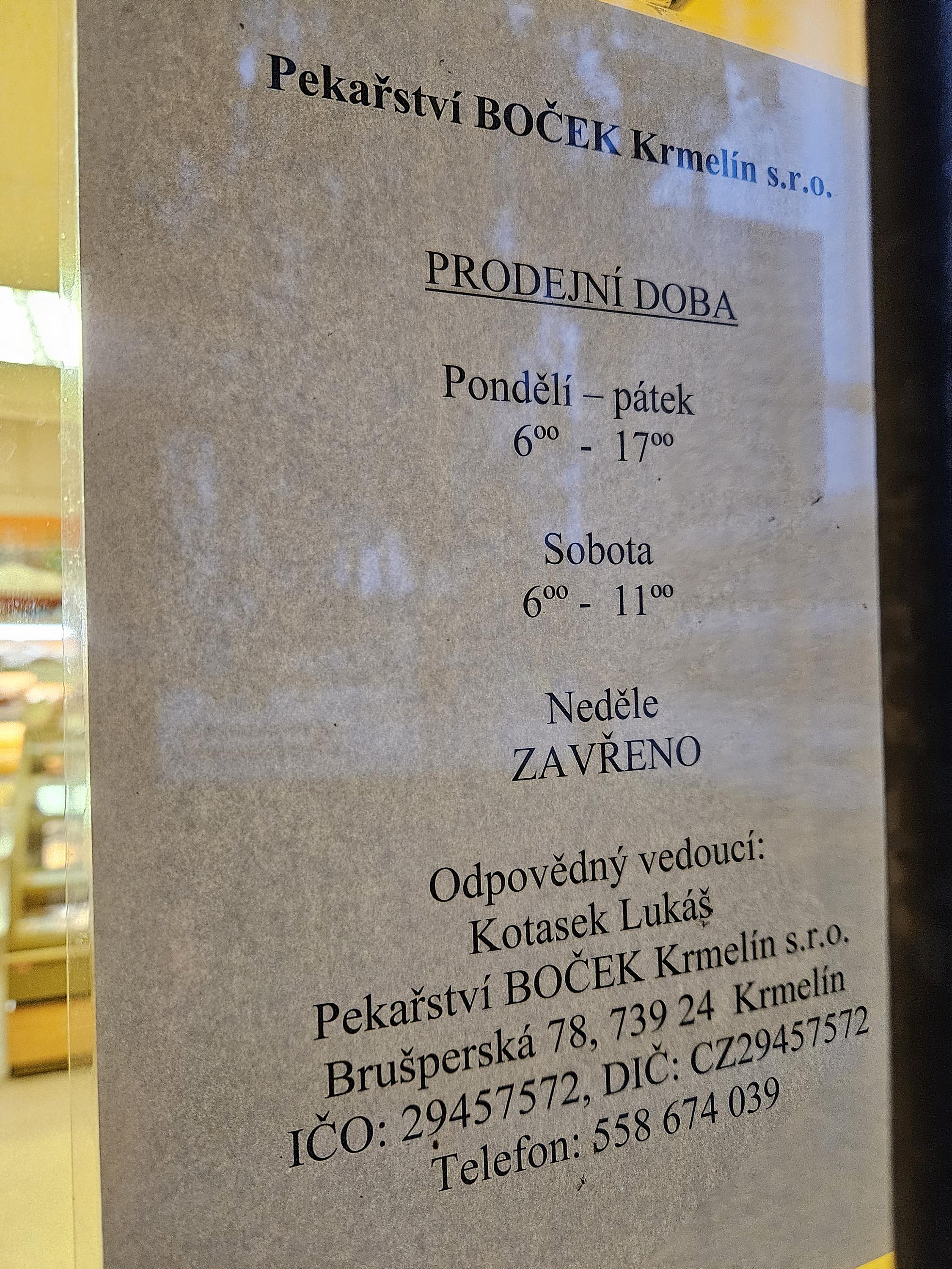 Pekařství BOČEK Krmelín, s.r.o. foto 3