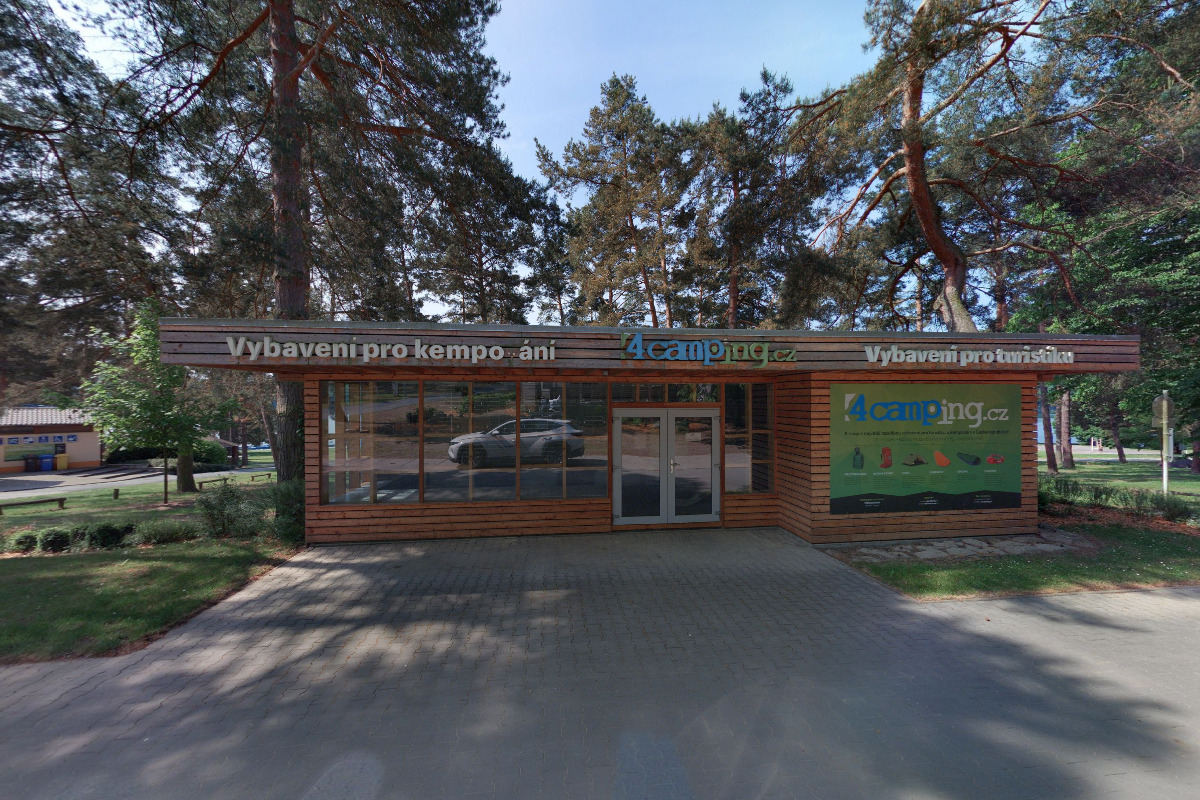 Merch and camping shop