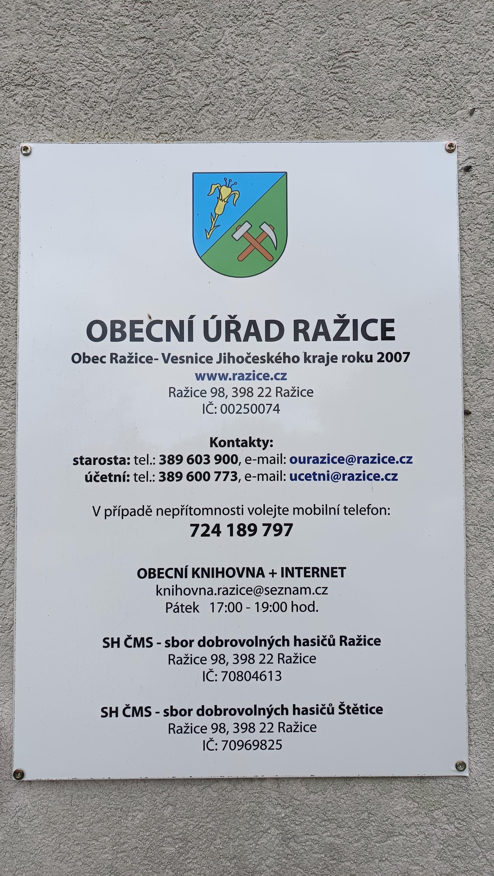 Ražice - obecní úřad foto 3