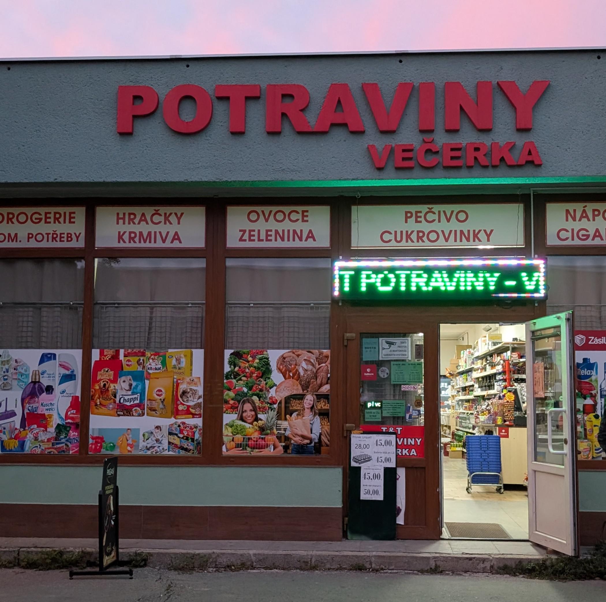 Potraviny - Večerka Kotlanova
