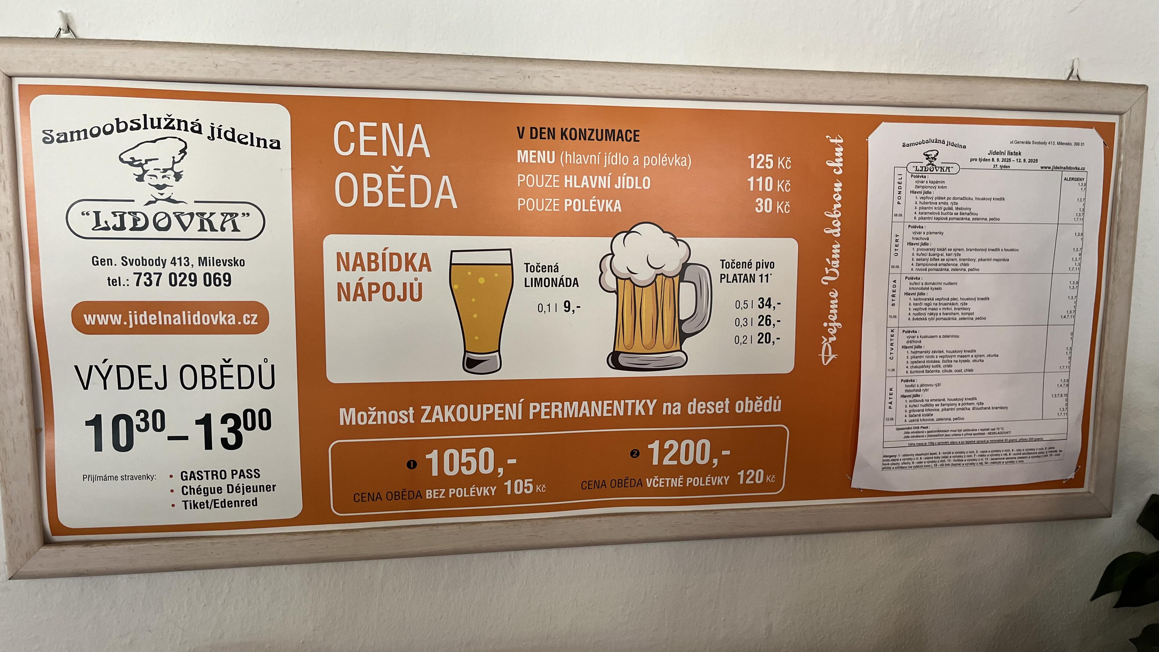 Samoobslužná jídelna Lidovka foto 2