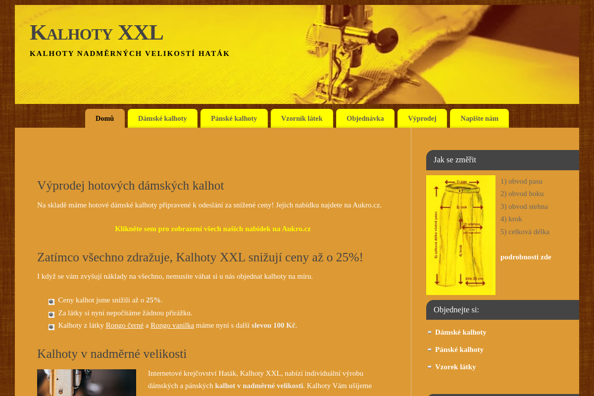 Kalhotyxxl.cz