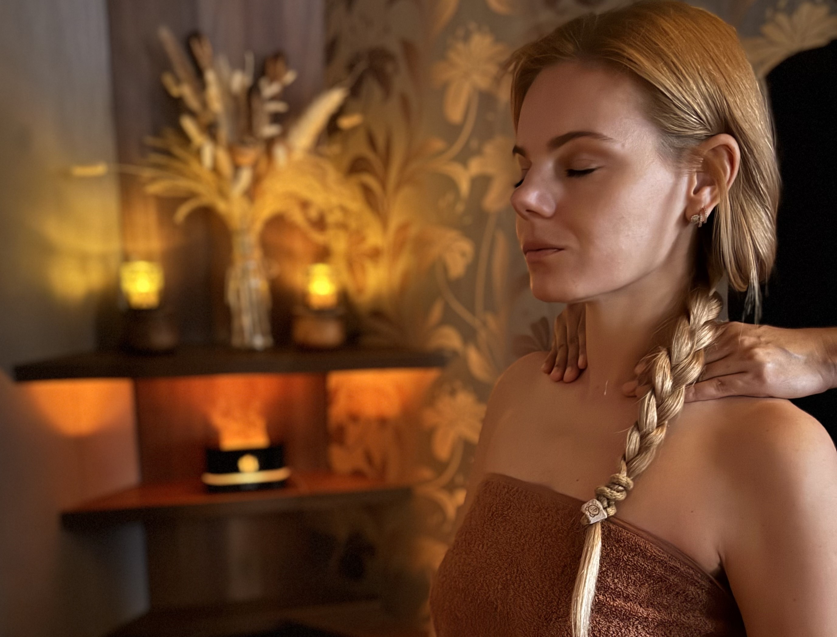 Masáž hlavy a krku