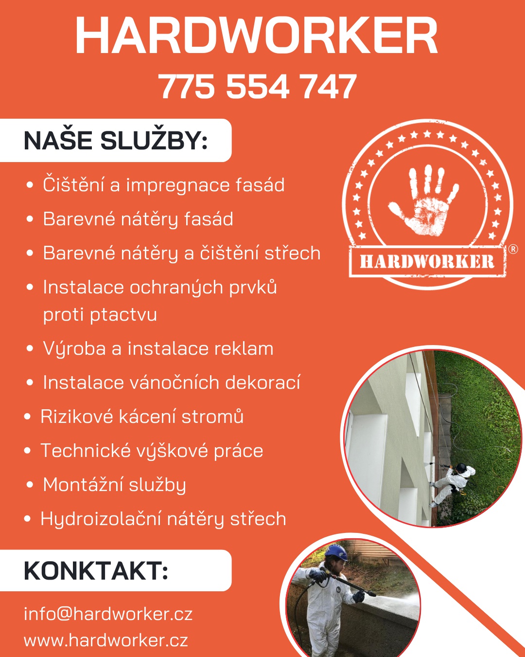 Hardworker - čištění a nátěry fasád foto 2