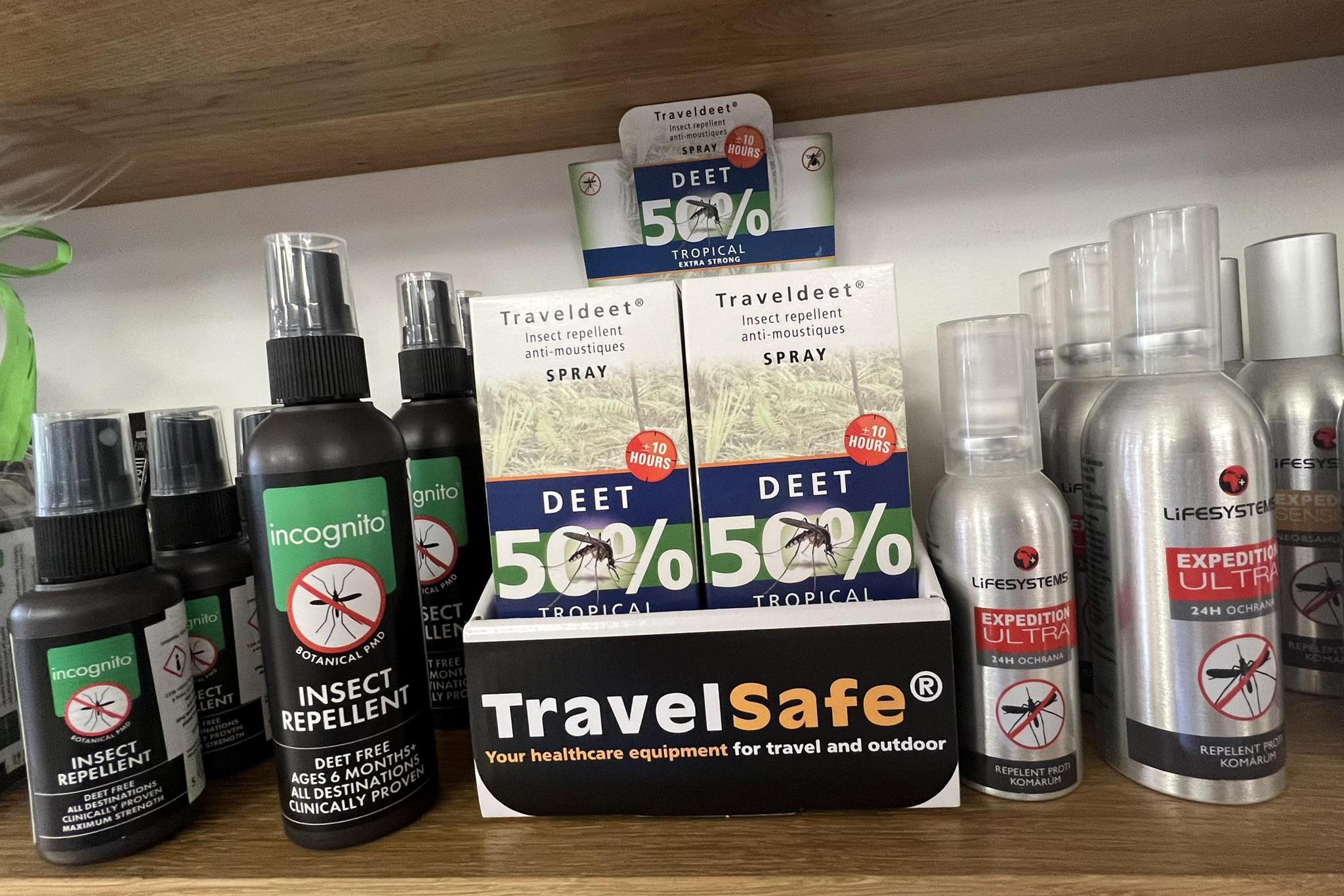 Účinné repelenty proti hmyzu od světových značek.