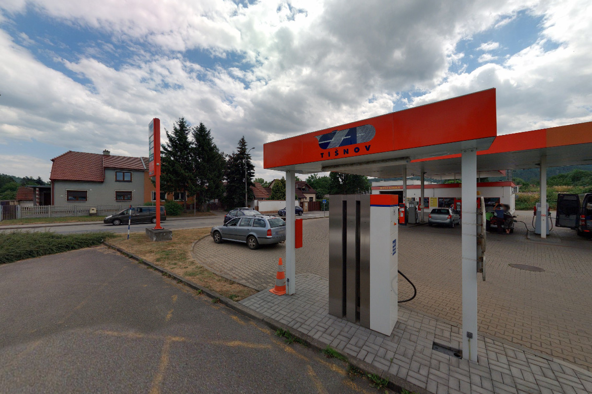 ČSAD Tišnov - čerpací stanice CNG