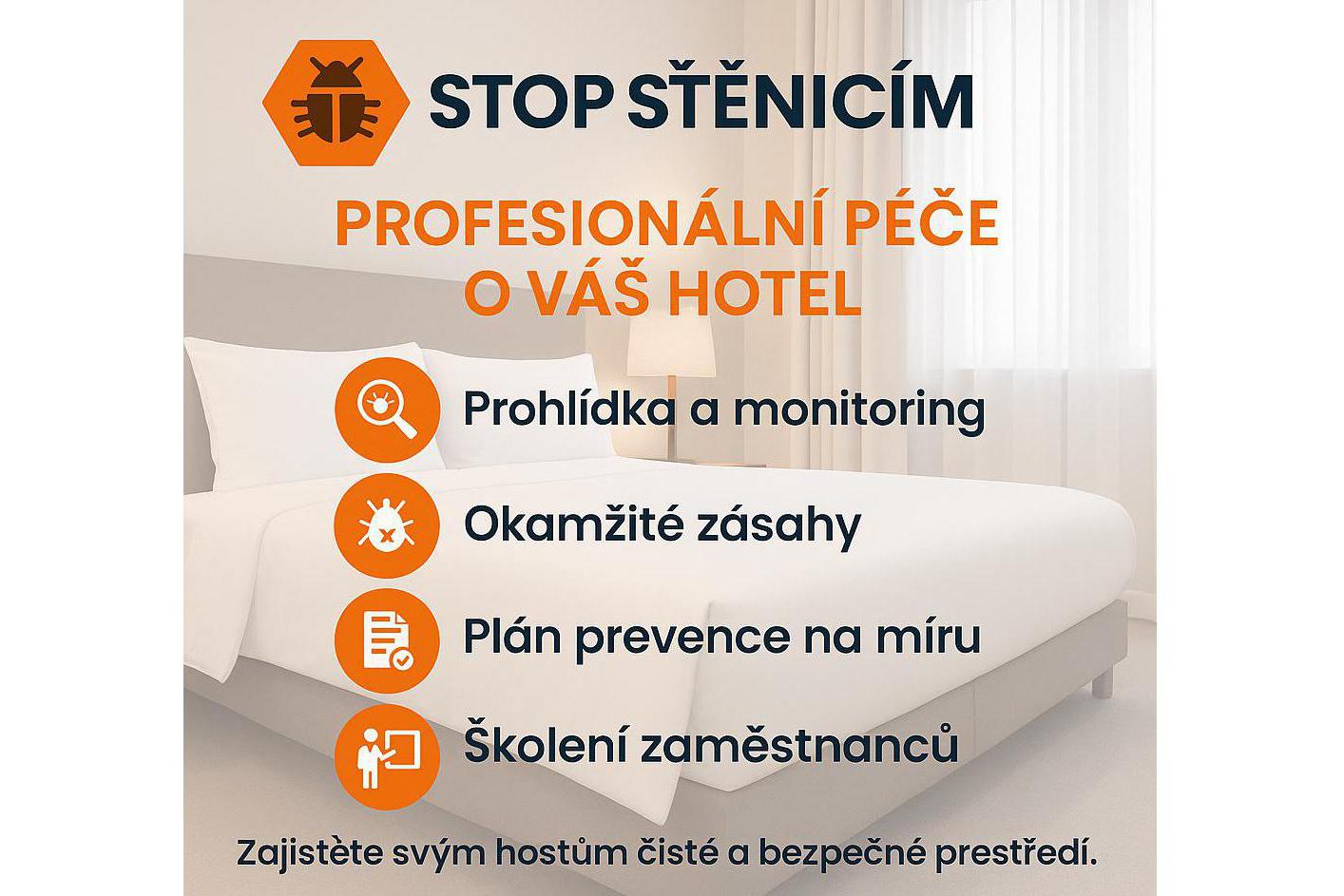 Profesionální péče o hotelové prostředí