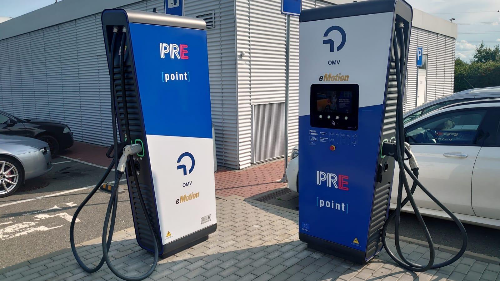 PREpoint - dobíjecí stanice PRE