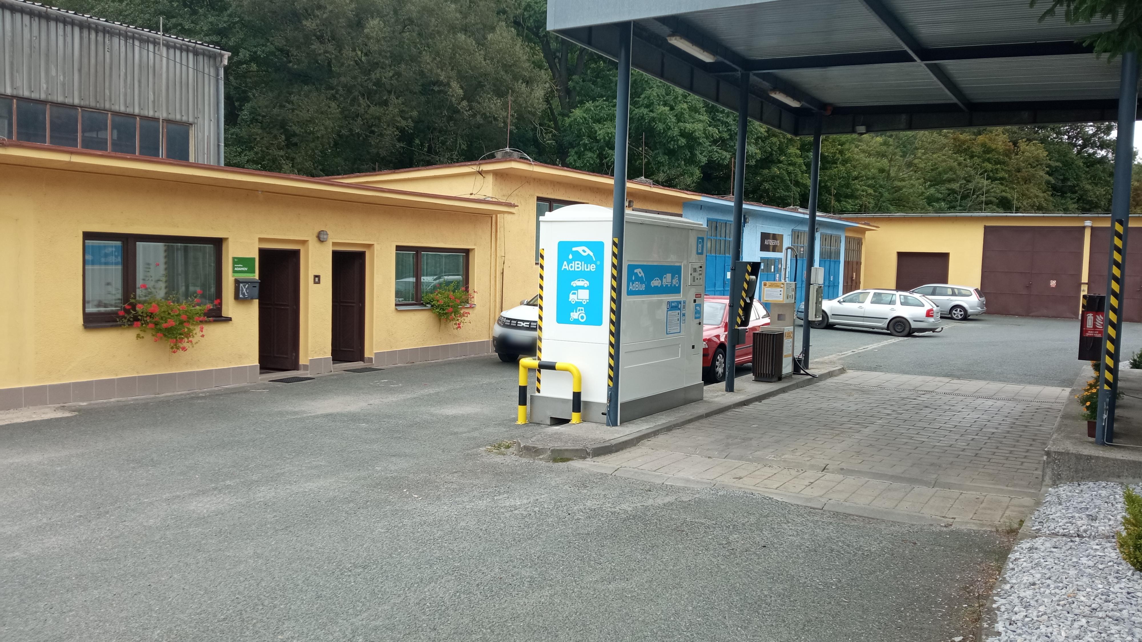 Čerpací stanice Adamov