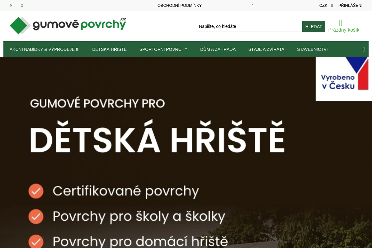 Gumové Povrchy CZ foto 1