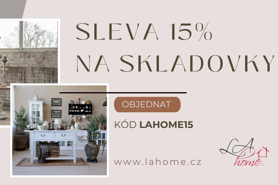 Sleva na vše skladem -15%