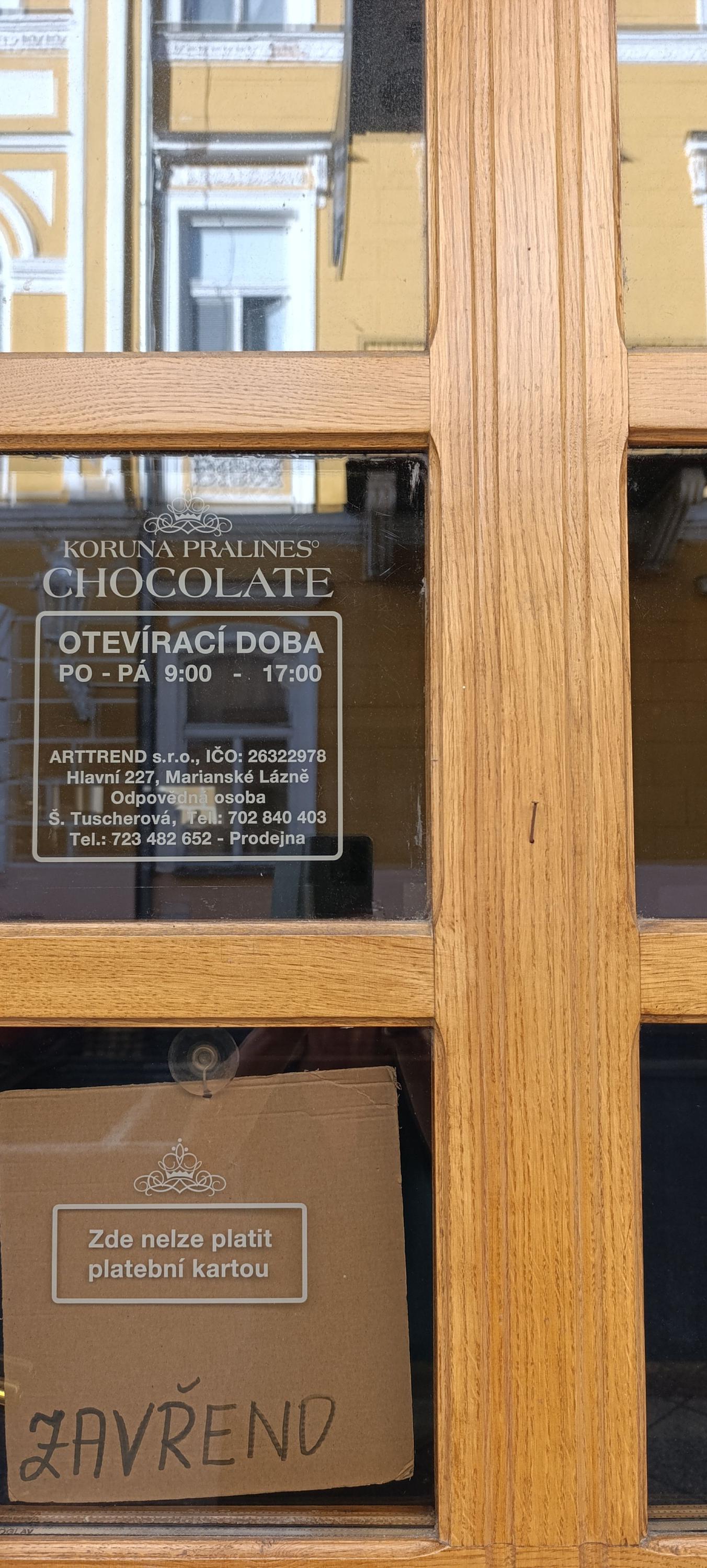 Koruna pralinech chocholate foto 4
