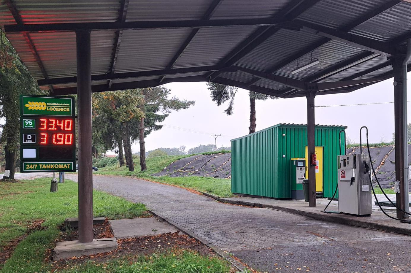 Čerpací stanice Zemědělského družstva Ločenice