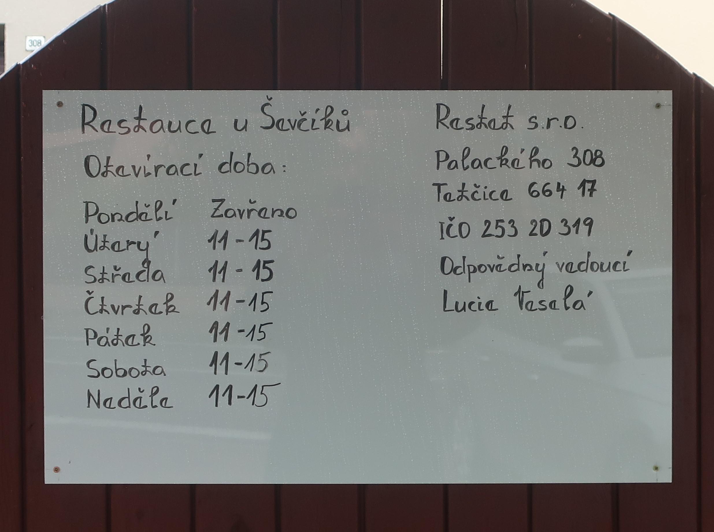 Restaurace U Ševčíků foto 2
