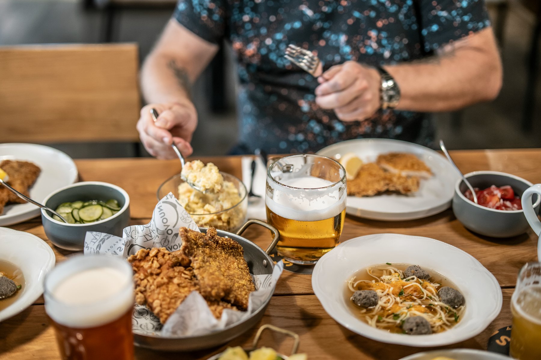 Řízky a naše pivo = skvělá víkendová volba