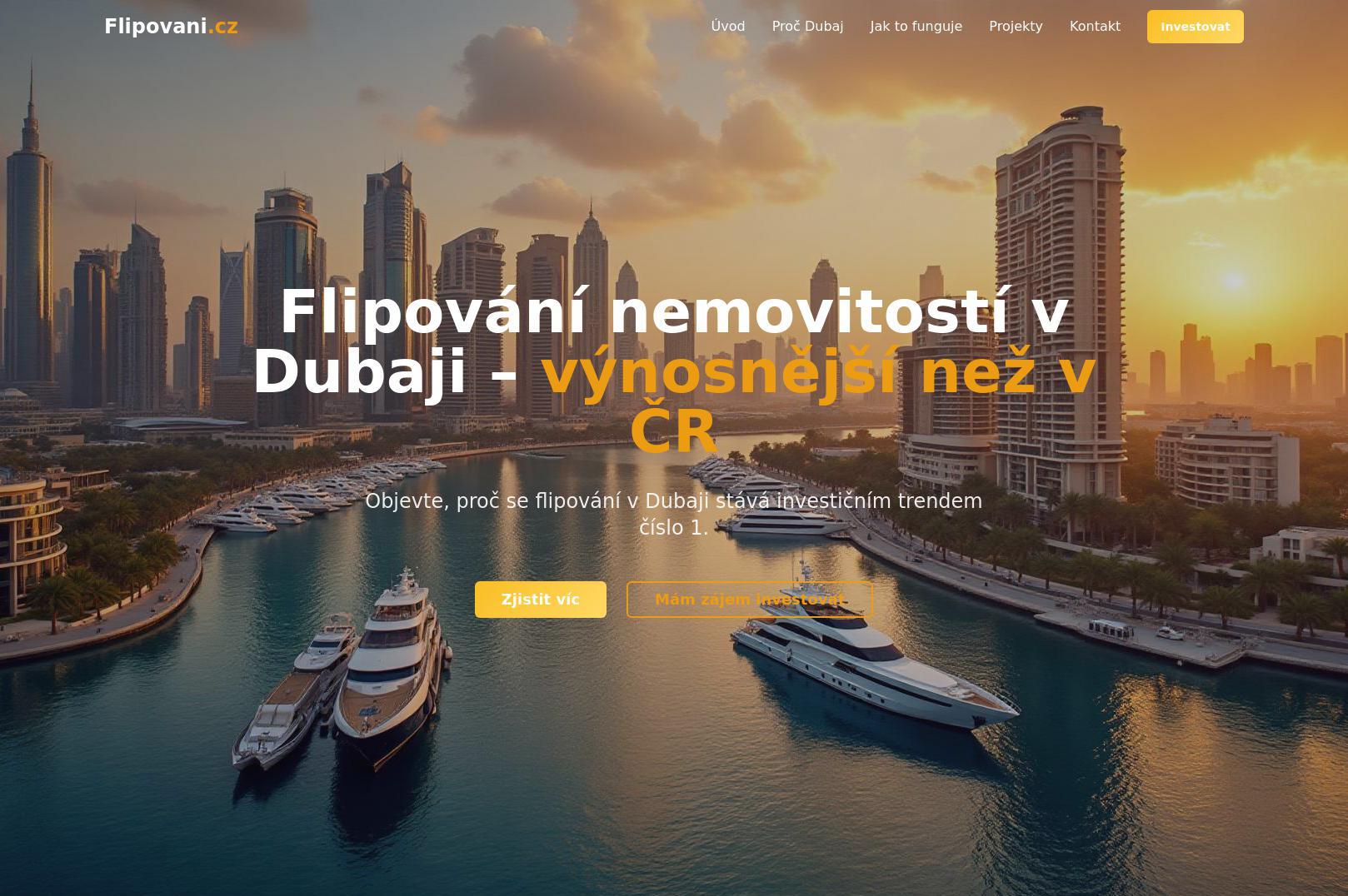 Flipování nemovitostí v Dubaji foto 1
