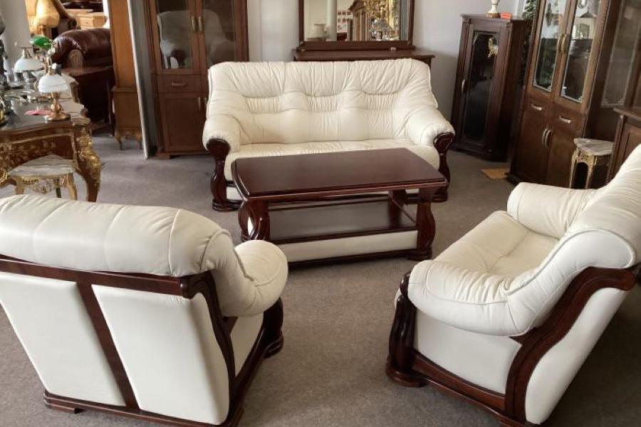 Novinka - kožená sedací souprava Elegance 3+2+1