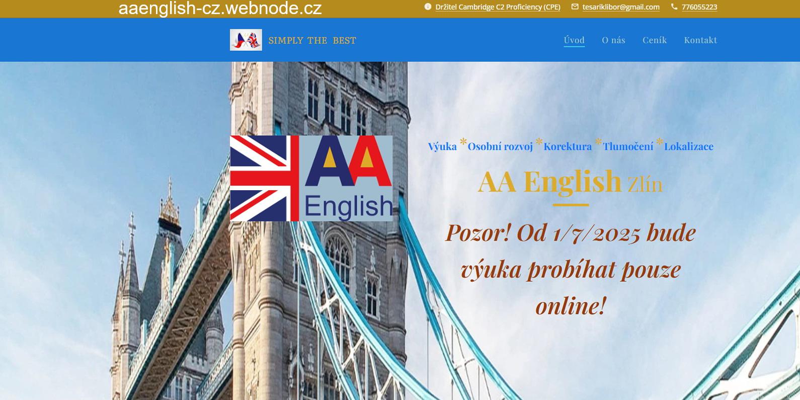 AA English Zlin, Libor Tesařík foto 2