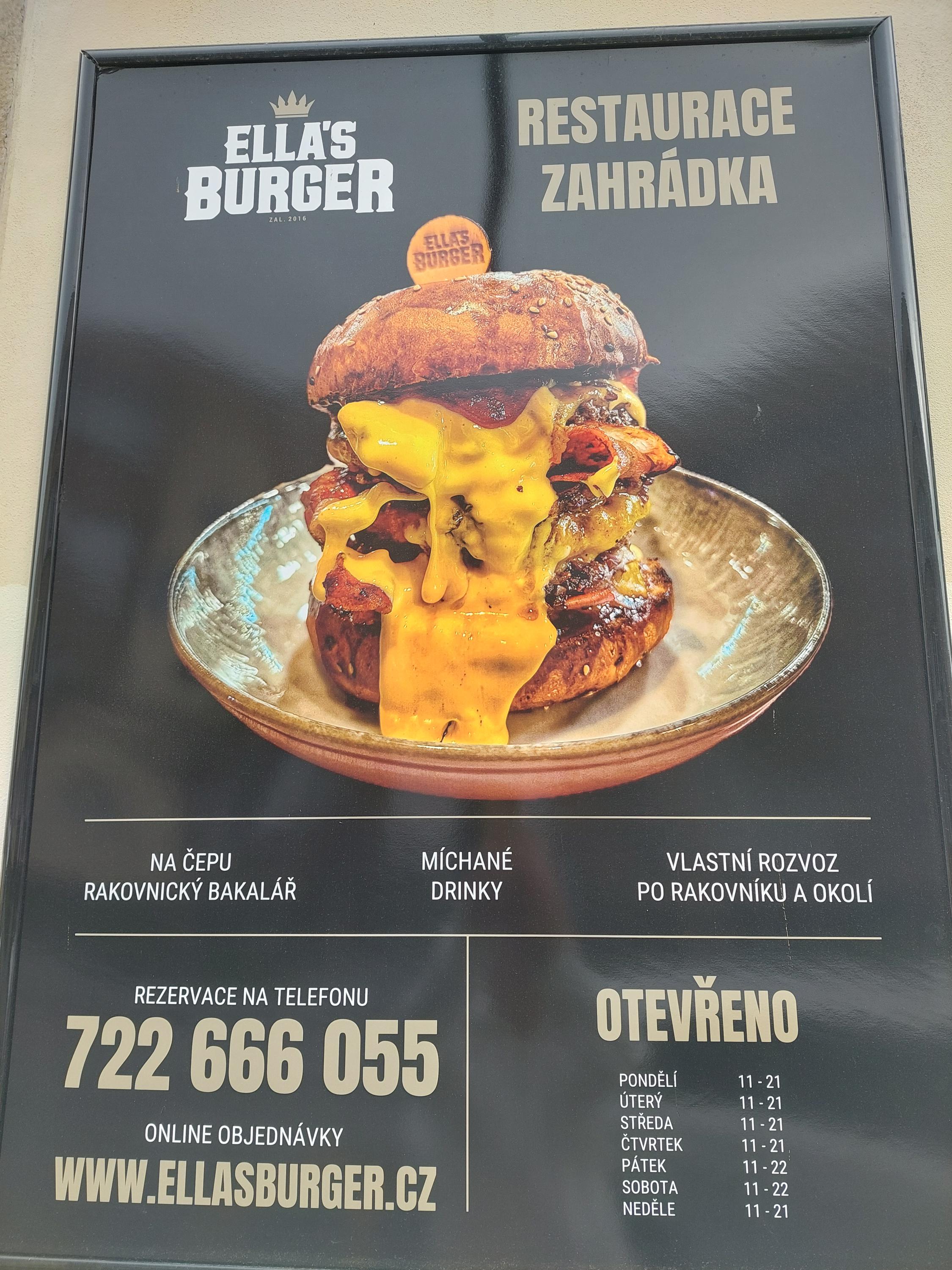 Ella's burger
