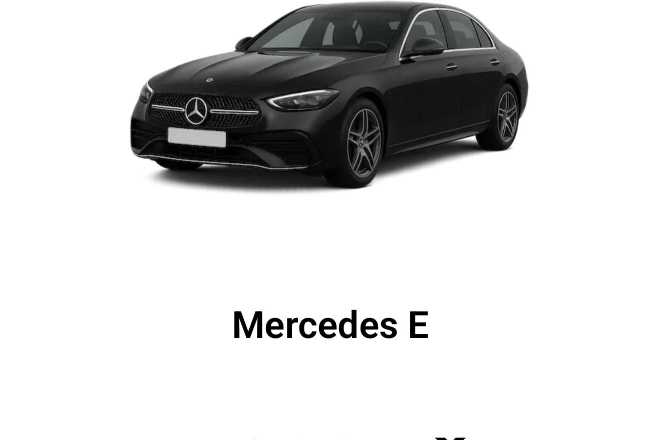 Taxi z / na Letiště - Mercedes E-Class