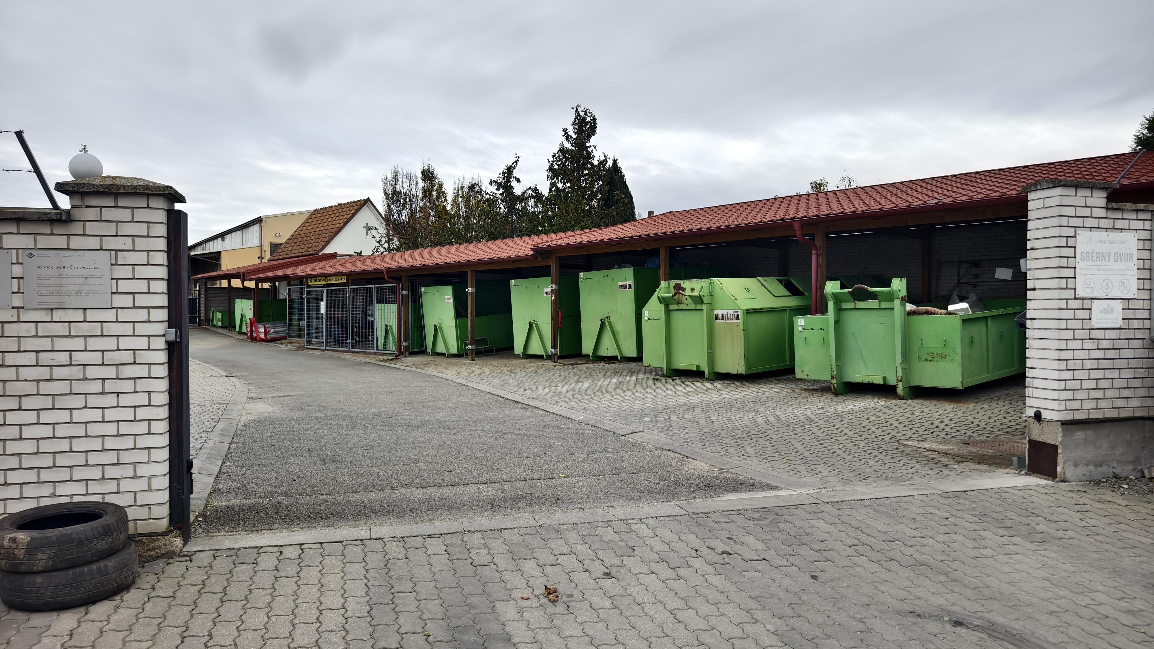 Obec Starovičky - Sběrný dvůr